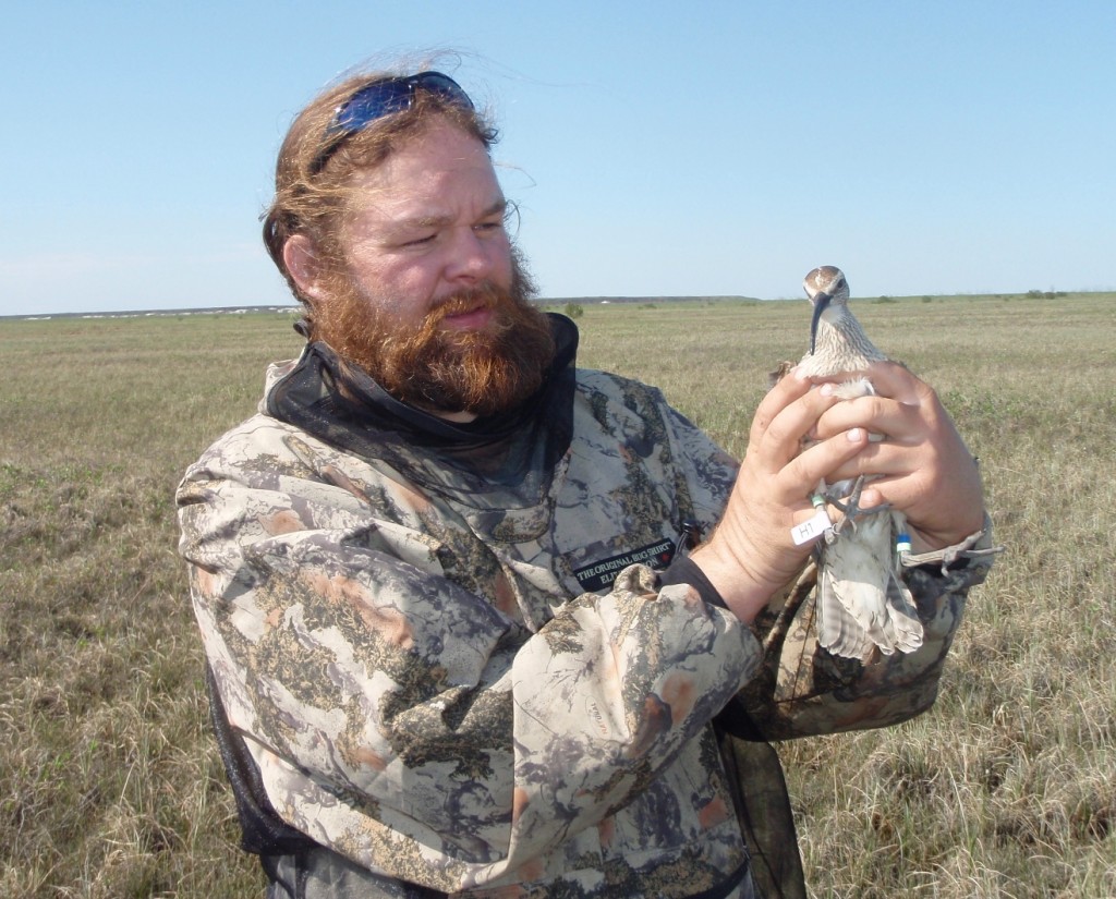 Fletcher Smith with Akpik on breeding ground in the Canadian Arctic (copy)